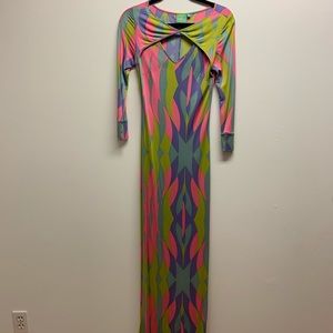 Jules Reid Abstract Maxi Dress